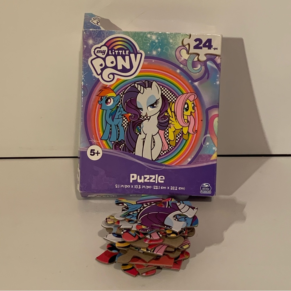 🌈 4/$25 2021 HASBRO MY LITTLE PONY 24 PIECE PUZZLE BY SPIN MASTER 🌈